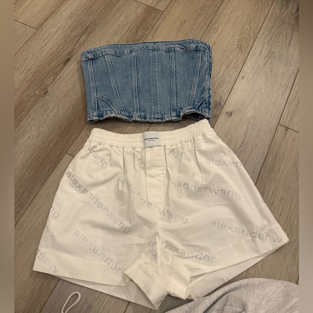 Alexander Wang White Women's Shorts